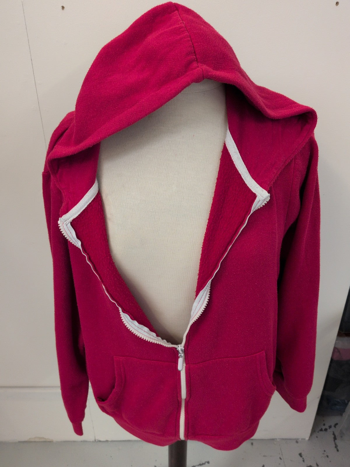 Primark 18 Cerise Full Zip Hoodie