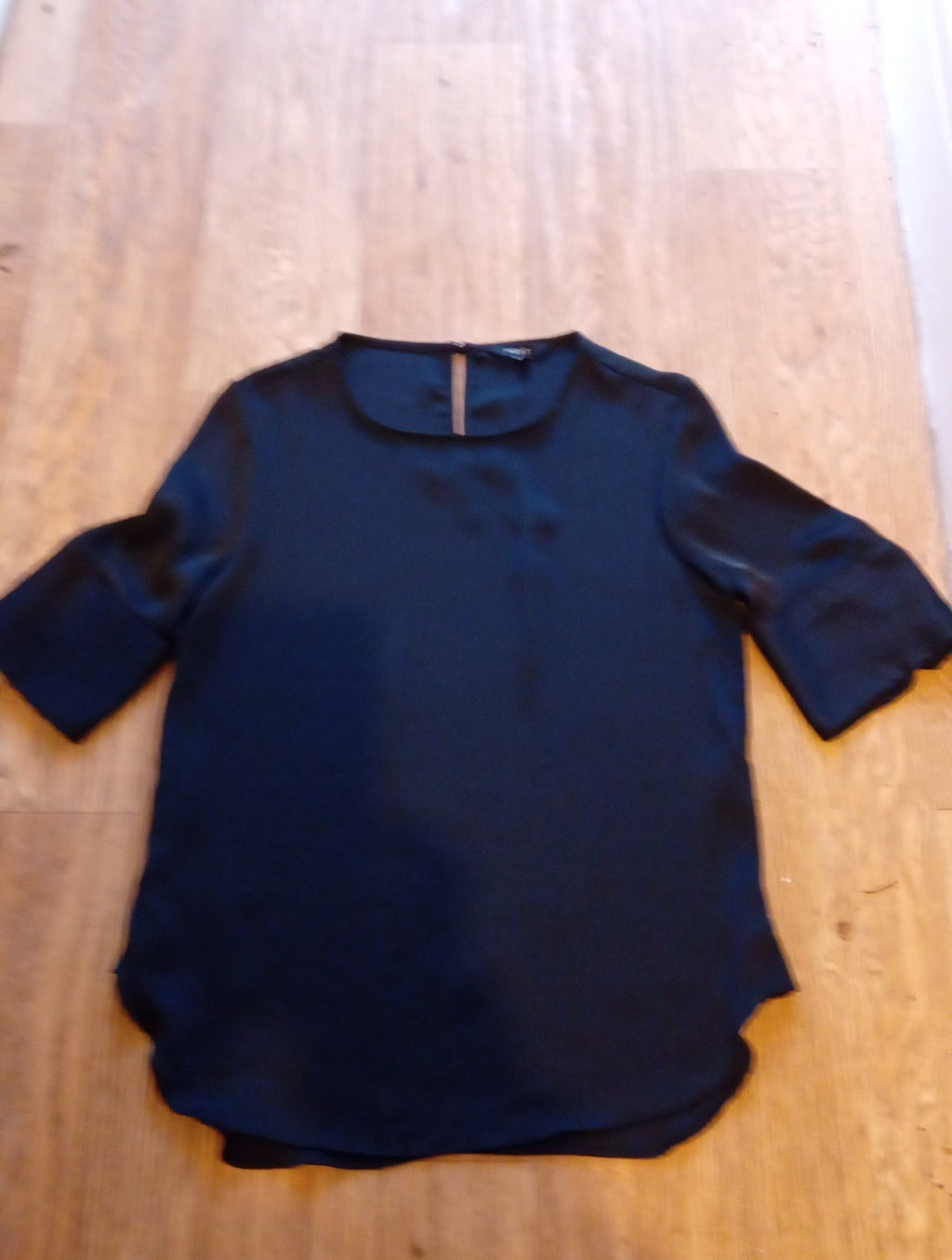 Ladies Next Size 6 Black Short Sleeved Round Neck Tshirt