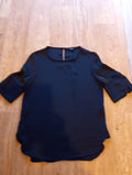 Ladies Next Size 6 Black Short Sleeved Round Neck Tshirt