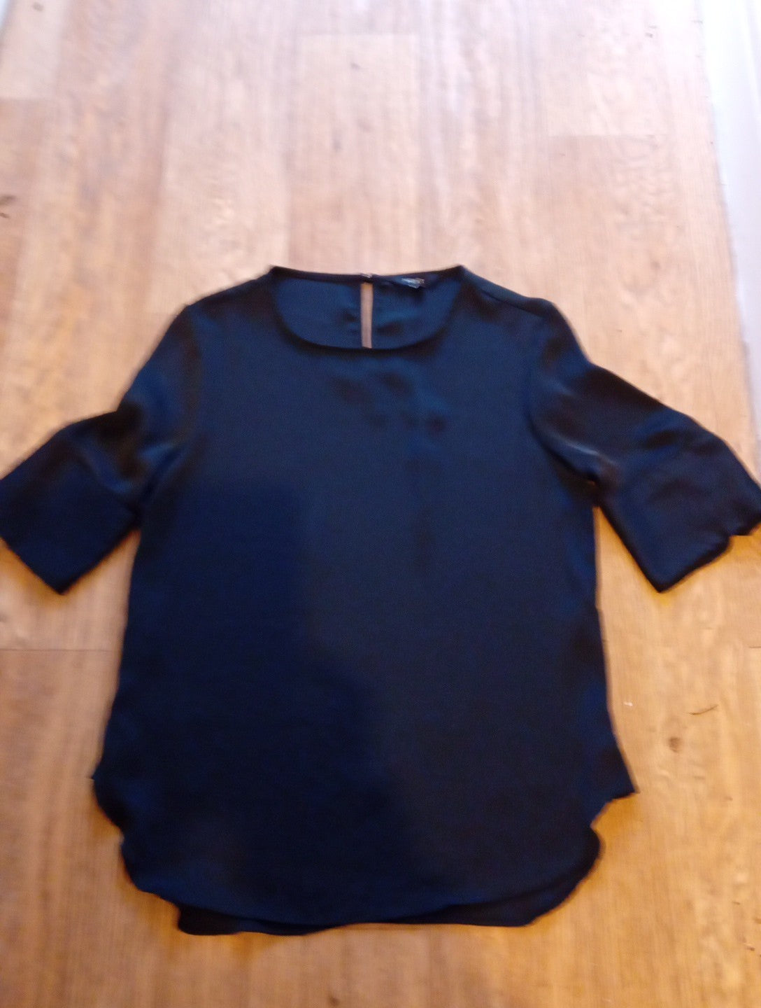 Ladies Next Size 6 Black Short Sleeved Round Neck Tshirt