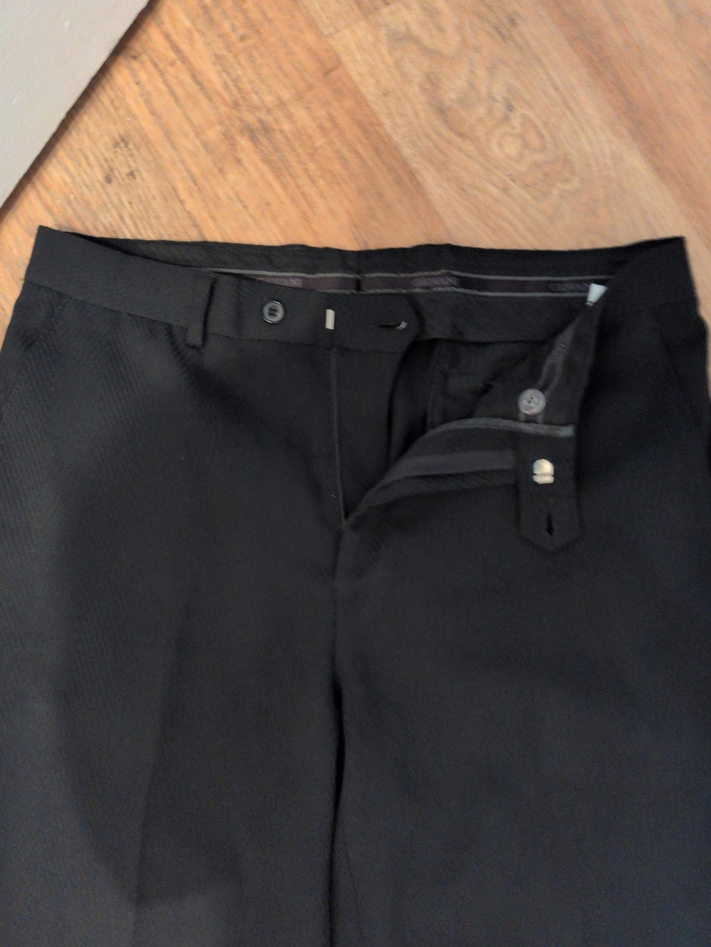 Giovani Waist 84cm Black Patterned Trousers