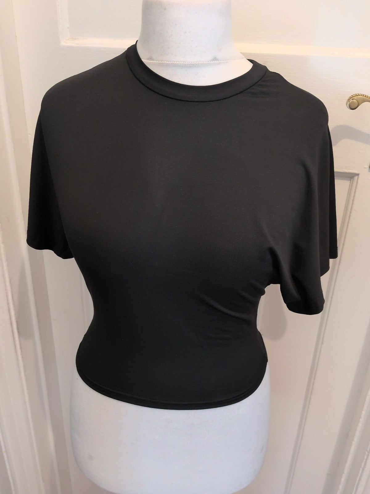Medium Plain Black Short Sleeve T-shirt
