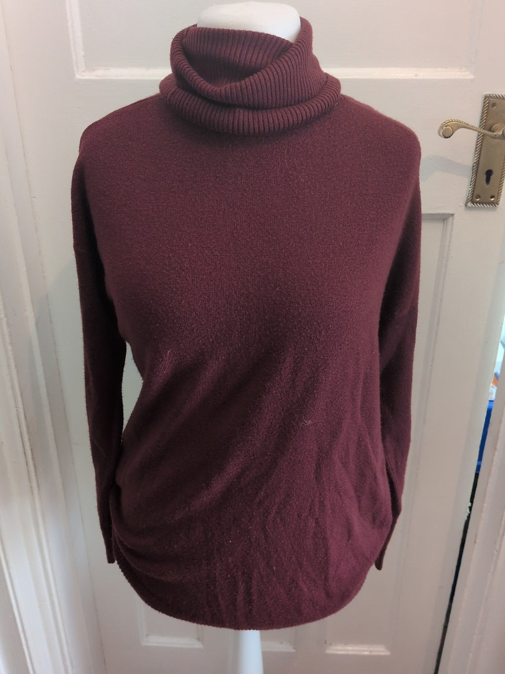 Pep&Co 14 Burgundy Roll Neck Jumper