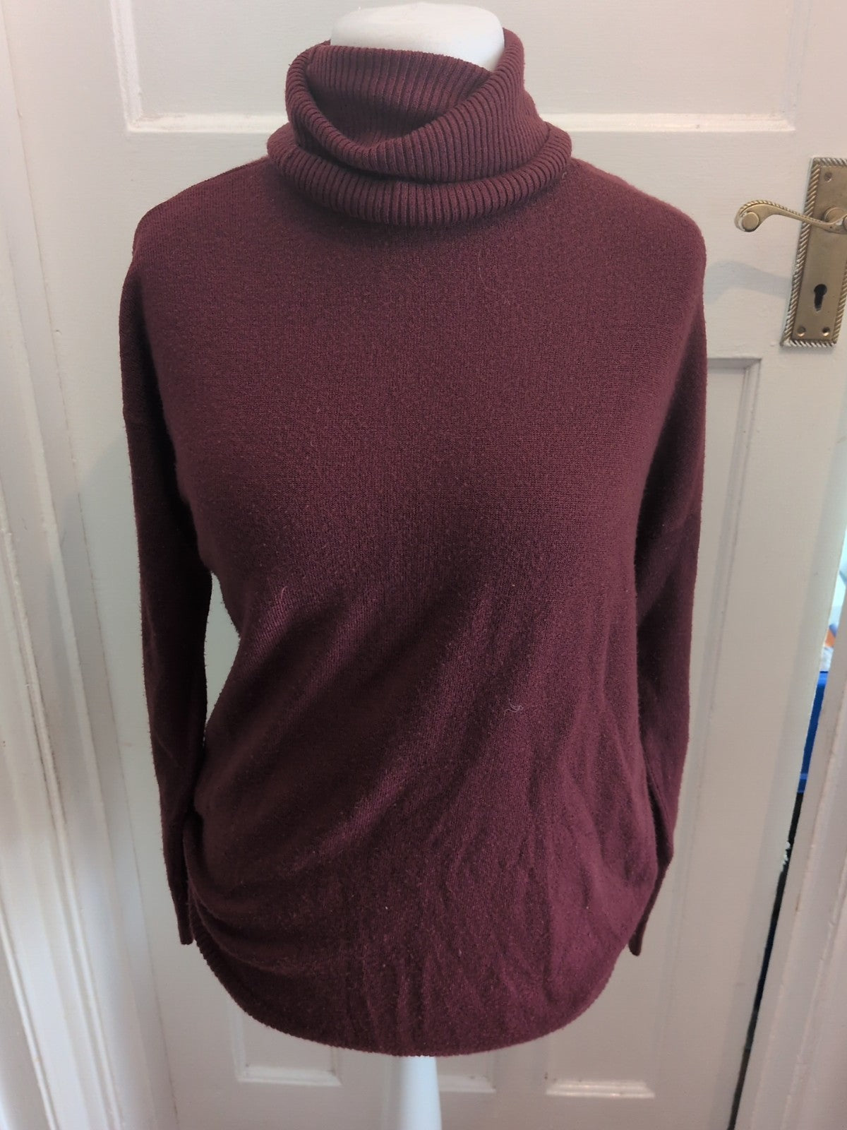 Pep&Co 14 Burgundy Roll Neck Jumper