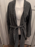 George Large Grey Dressing Gown Robe With Cord