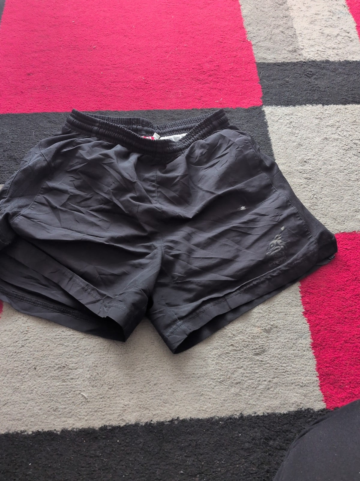 Boys L.I.M Size Medium Black And Mesh Swimming Shorts