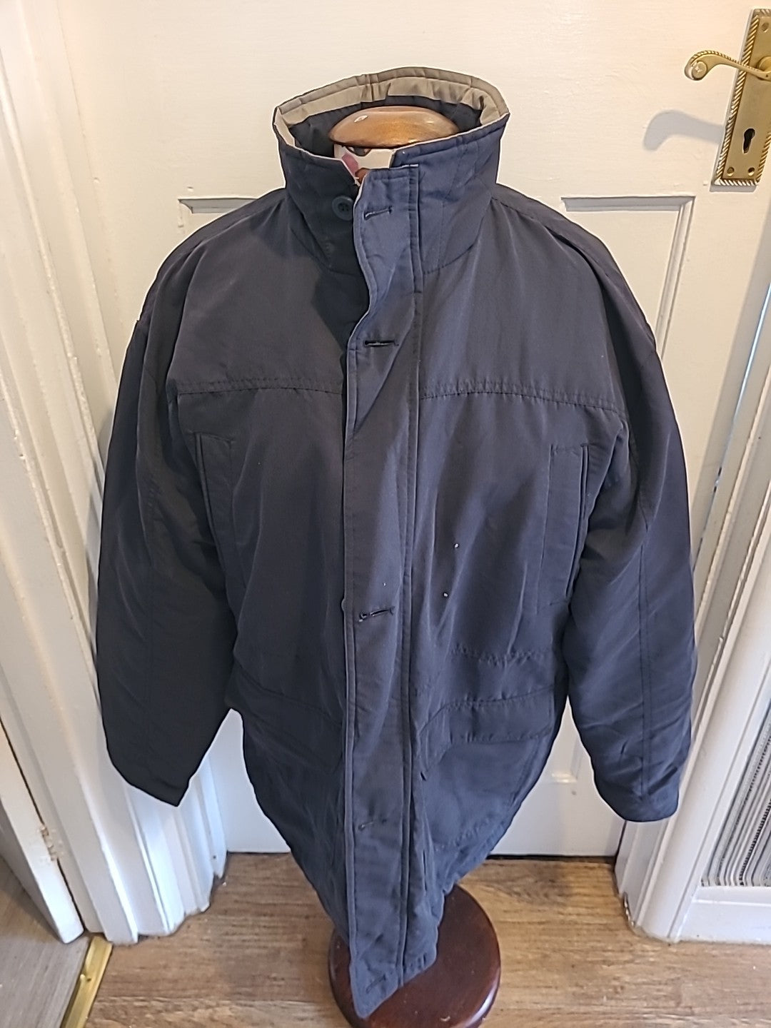 Mens Premier Man Size 44/46 Navy Long Sleeved Jacket