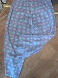 20-22 Purple Snowflake Elasticated Pyjama Bottoms