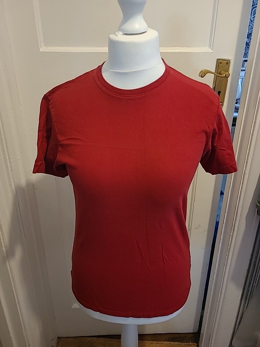 Mens Primark Size Small Red Short Sleeved Tshirt