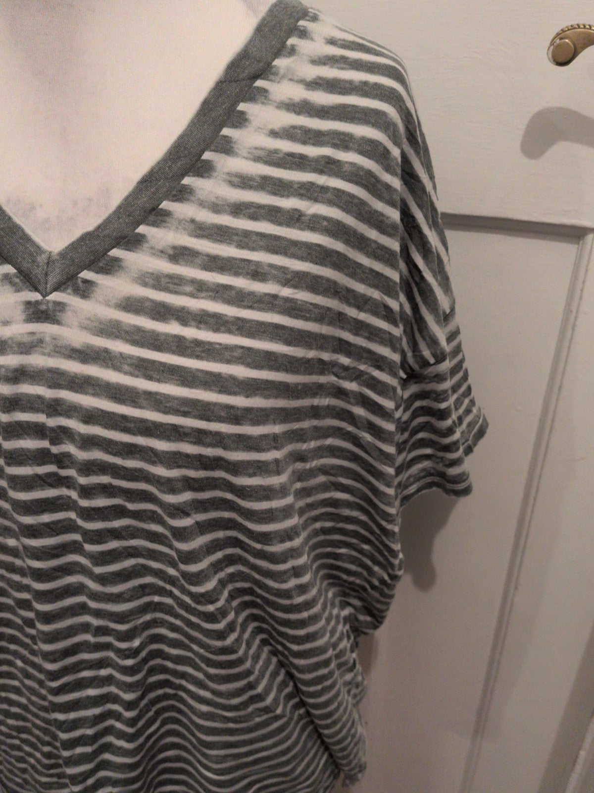 ASOS 12 Green And White Stripe Short Sleeve T-shirt