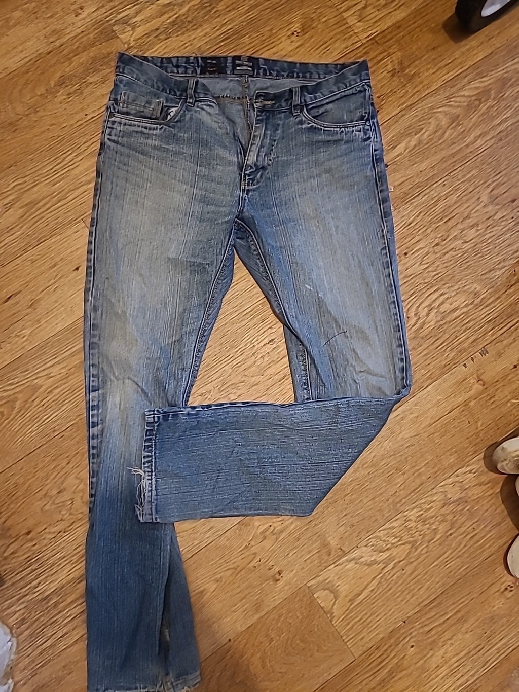 Mens Industrialize Size 32L Slim Fit Denim Jeans
