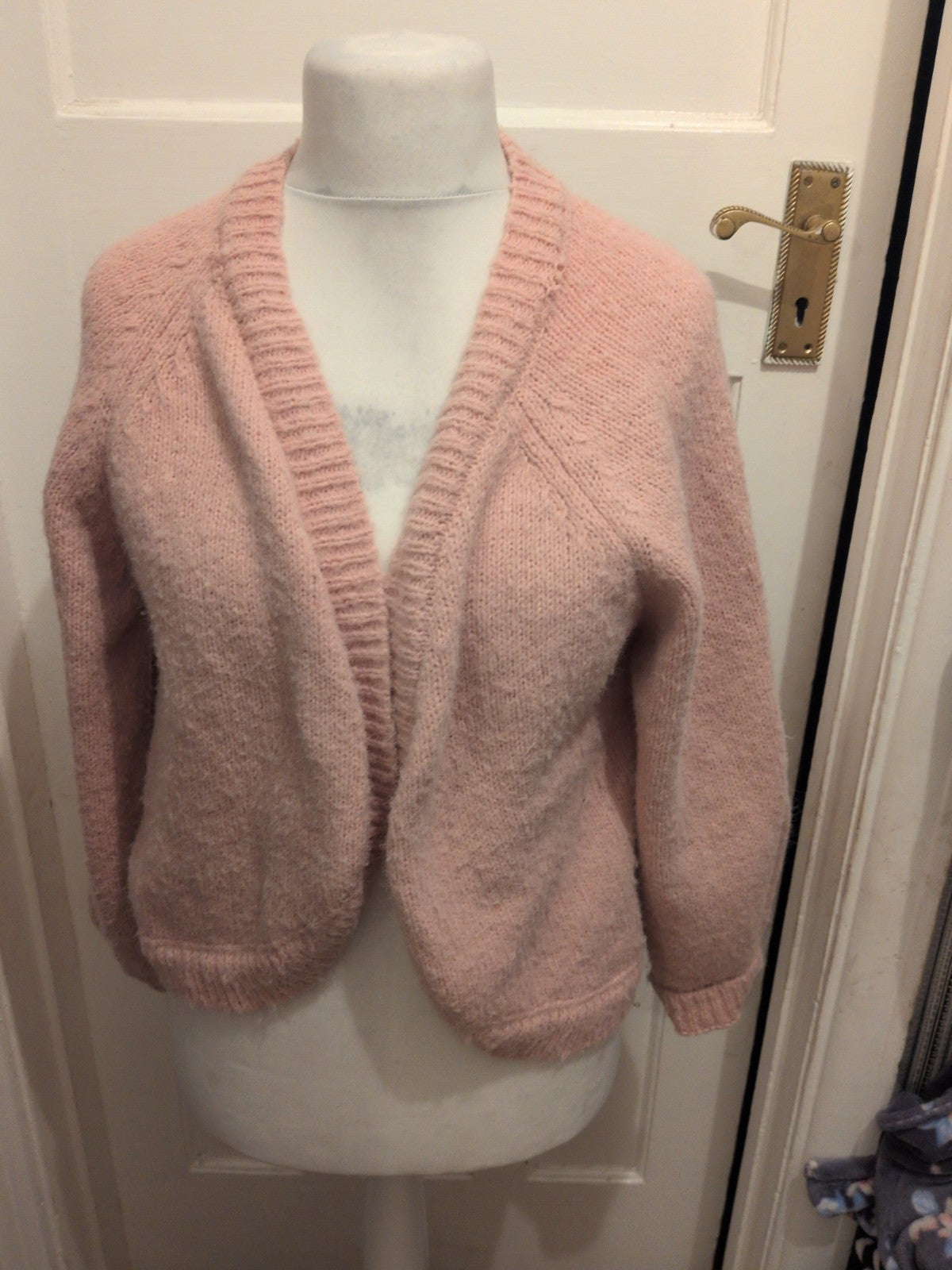 George Medium Pink Open Cardigan Super Warm