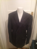 Mens F&F Size 44" Black Pinstripe Tuxedo Jacket