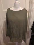 Ladies Wallis Size XL Green Lined Sleeveless Blouse