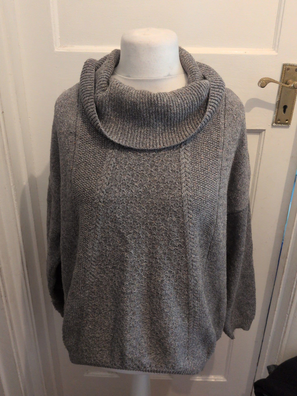 Soon 16 Grey High Neck Pullover Jumper