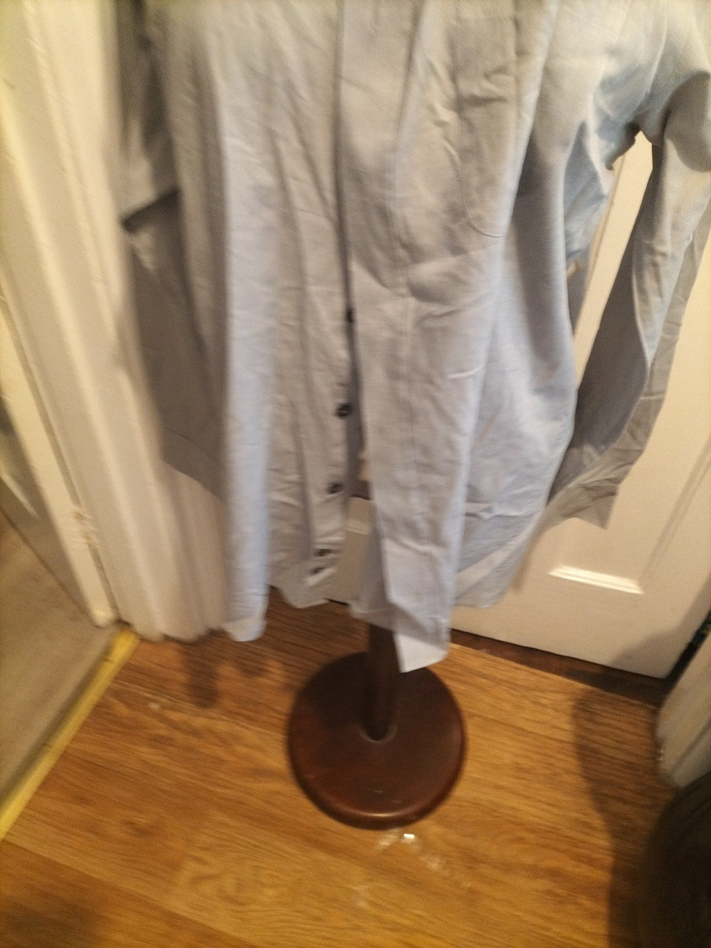 Mens M&S Man Size 16" Grey Long Sleeved Formal Shirt