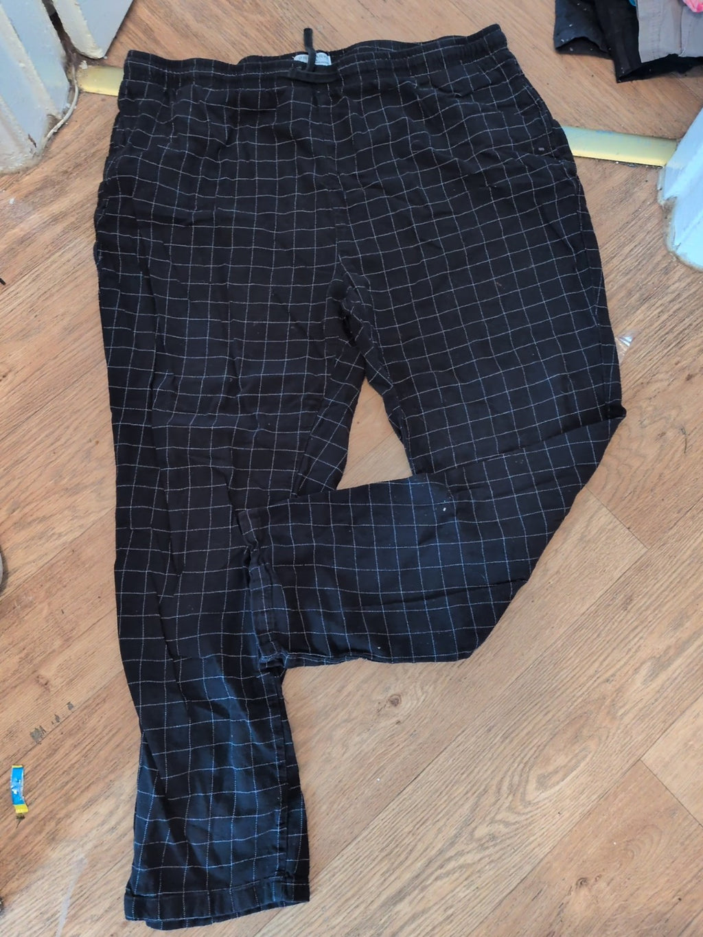 Primark 2XL Black Elasticated Pyjama Bottoms