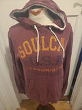 Mens Soulcal Size Small Purple Pullover Hoodie