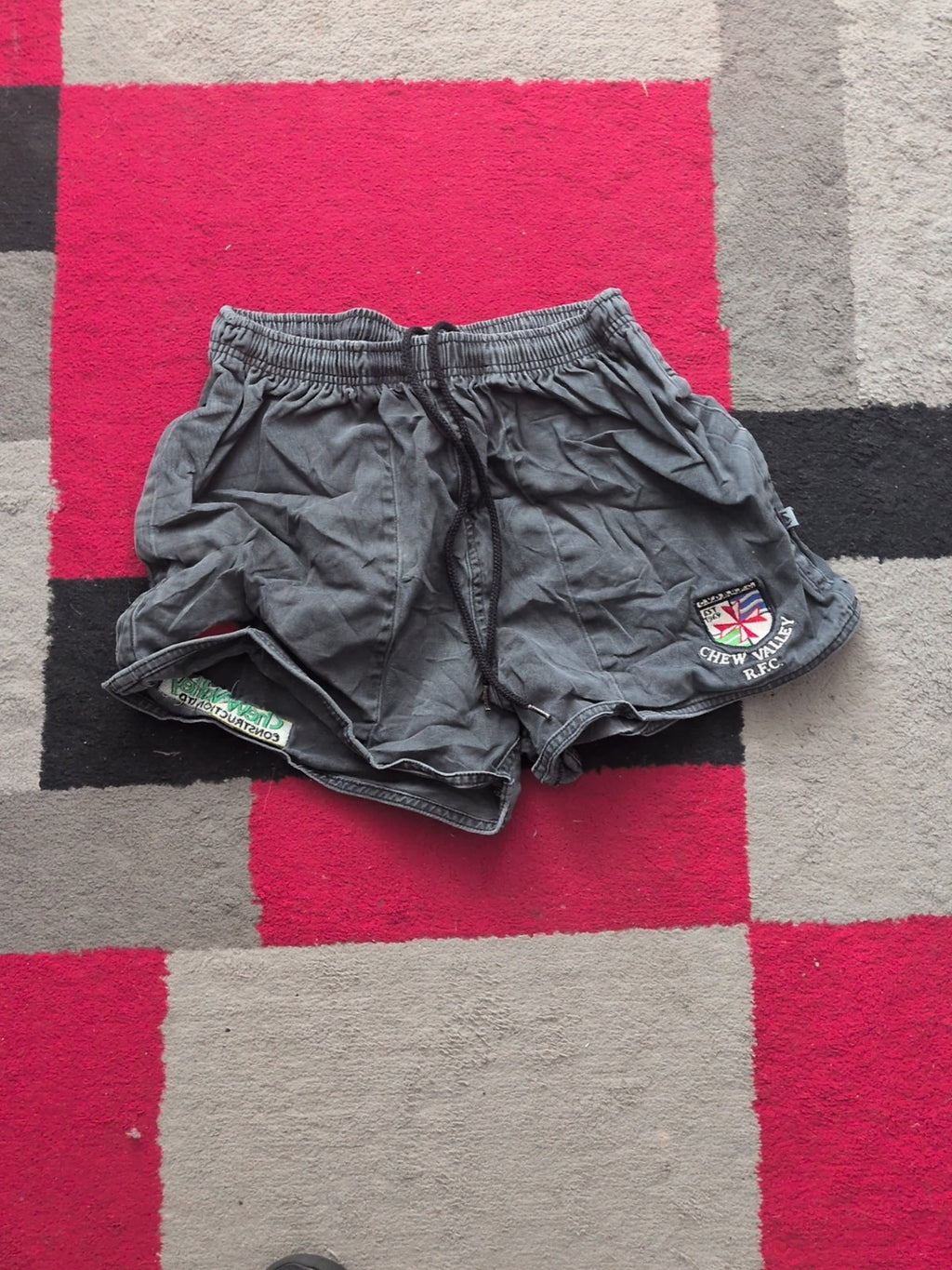 Samurai S/M Grey Denim Crew Valley Shorts