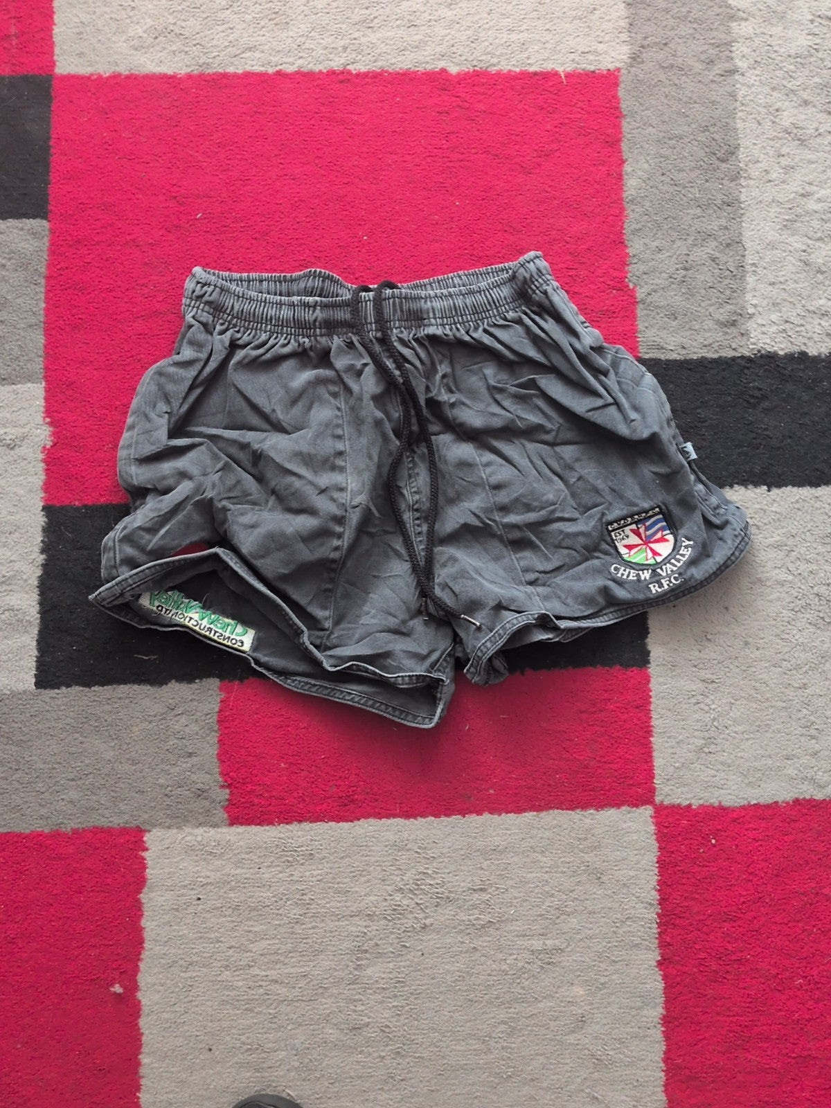 Samurai S/M Grey Denim Crew Valley Shorts