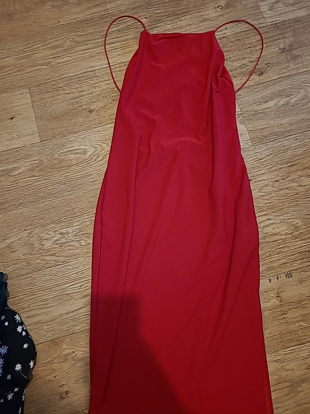 Ladies New Look Size 10 Red Sleeveless Pencil Dress
