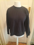 Primark 12/14 Black Plain Pullover Jumper