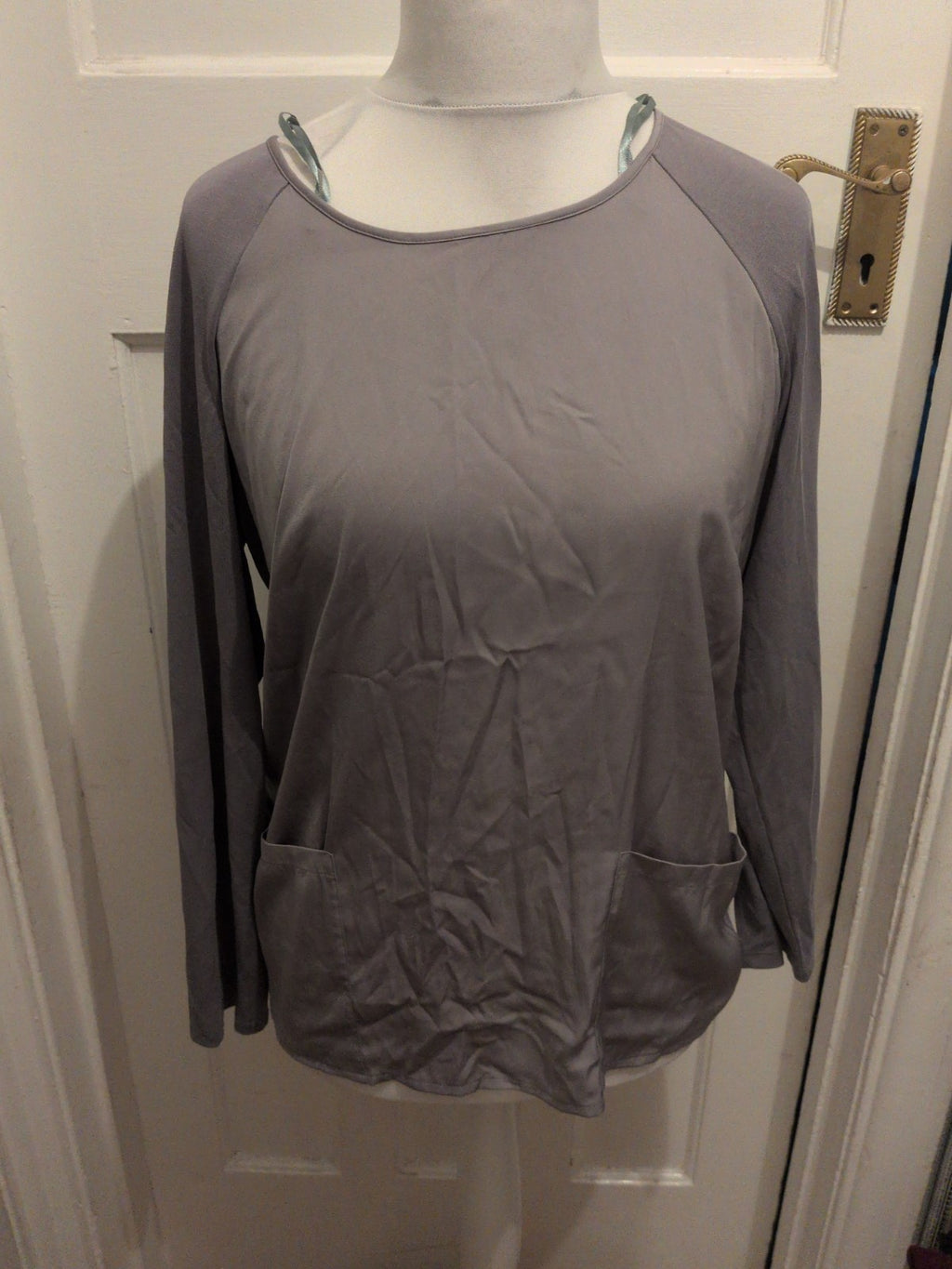 Kley 13 Silvery Long Sleeve Blouse