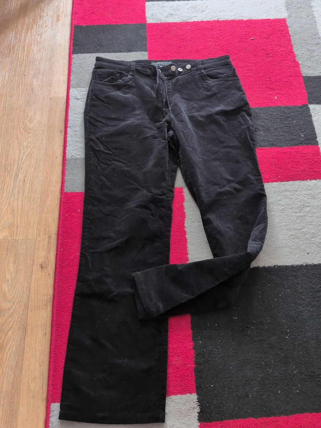 Per Una 16long Black Stretch Trousers