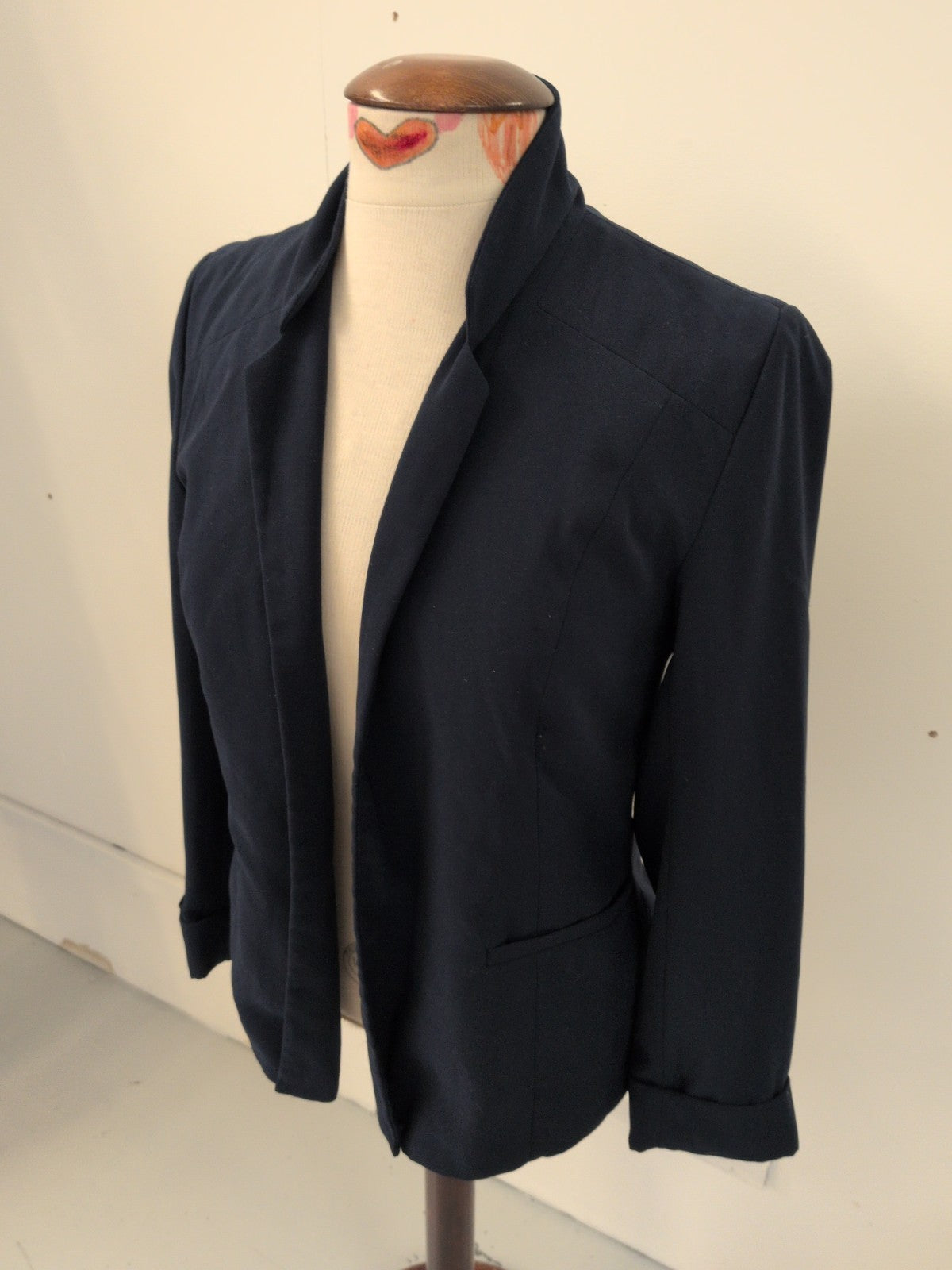Primark 8 Navy Lined Unpadded Blazer