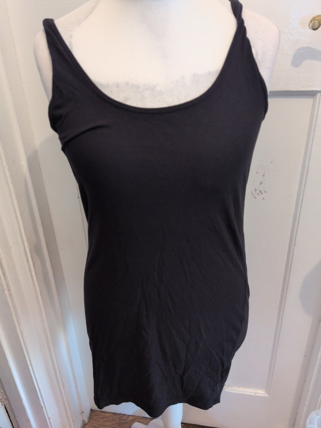 Primark 14-16 Longline Vest Black