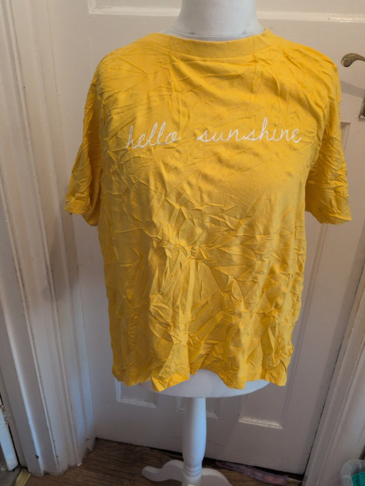 Daisy Curve 24 Yellow Printed Short Sleeve T-shirt