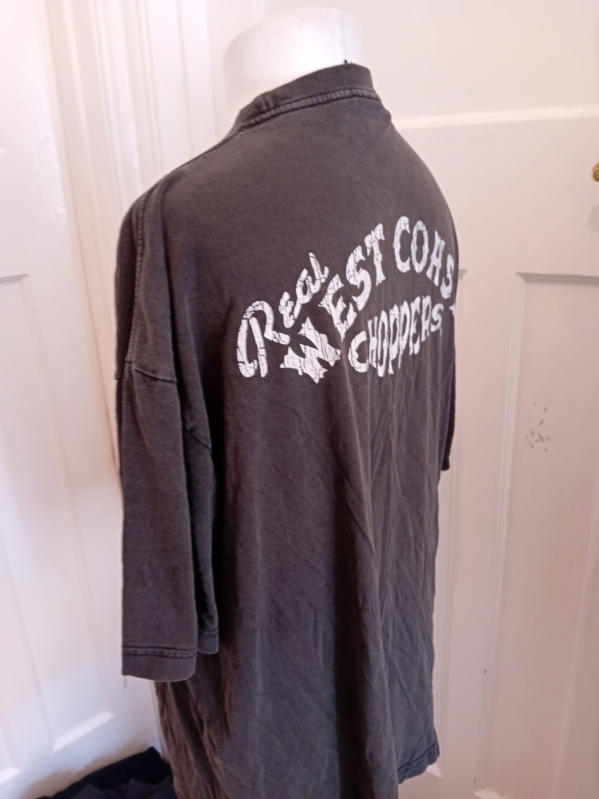 Choppers XL Black Printed Short Sleeve T-shirt