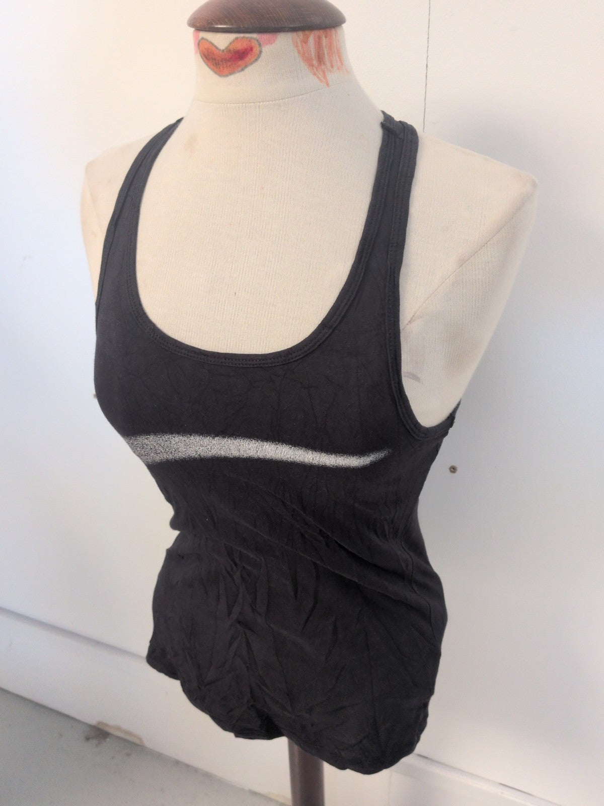 Ladies Nike Size XS Navy Athletic Fit Sleeveless T-shirt