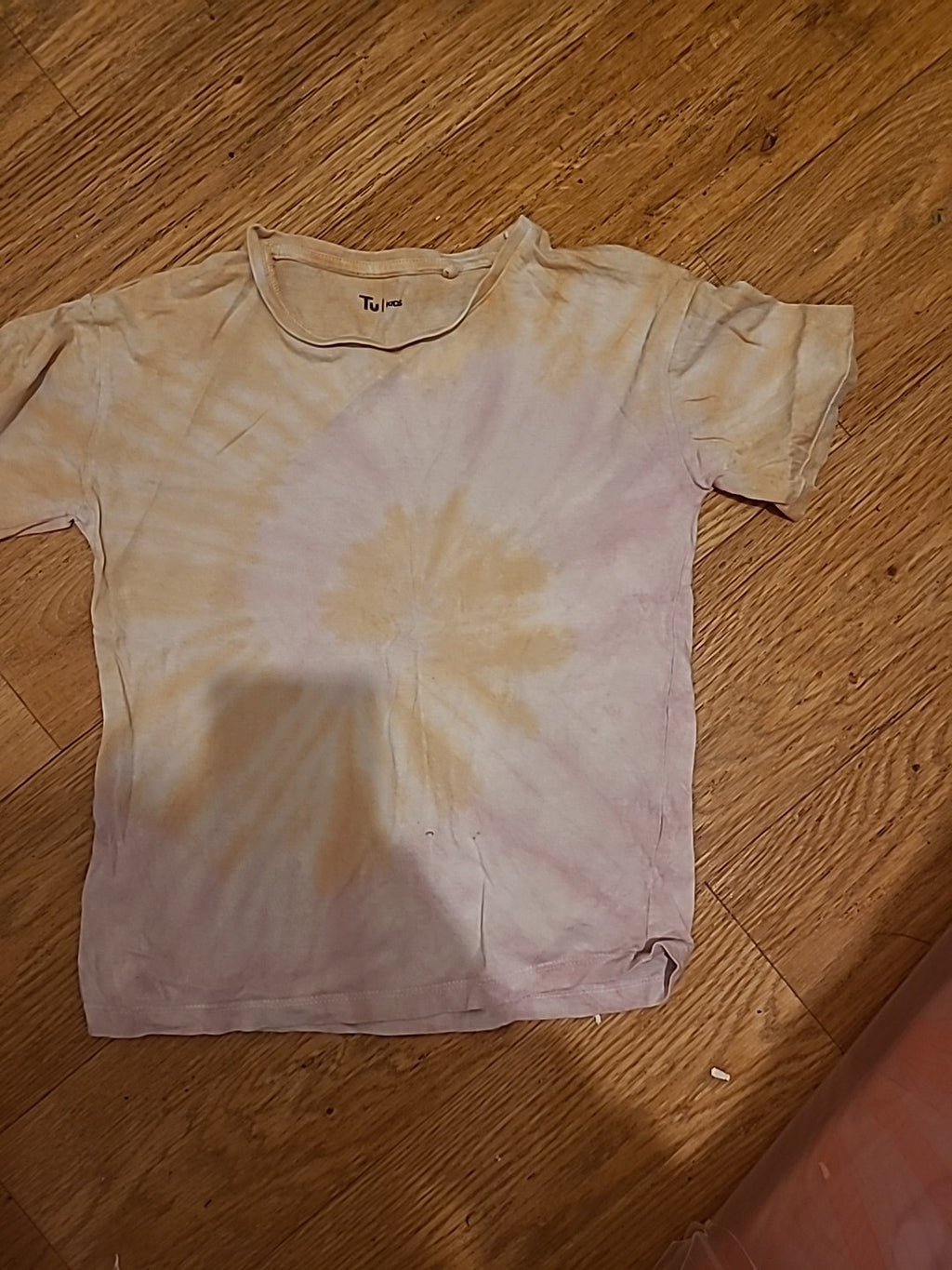 Girls Tu Age 6 Years Multicoloured Dye Tshirt