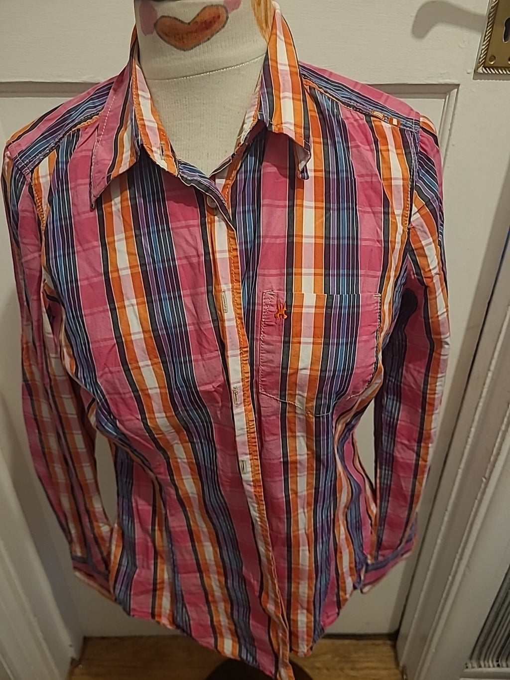 Mens Gaastra Size Small Multicoloured Long Sleeved Shirt
