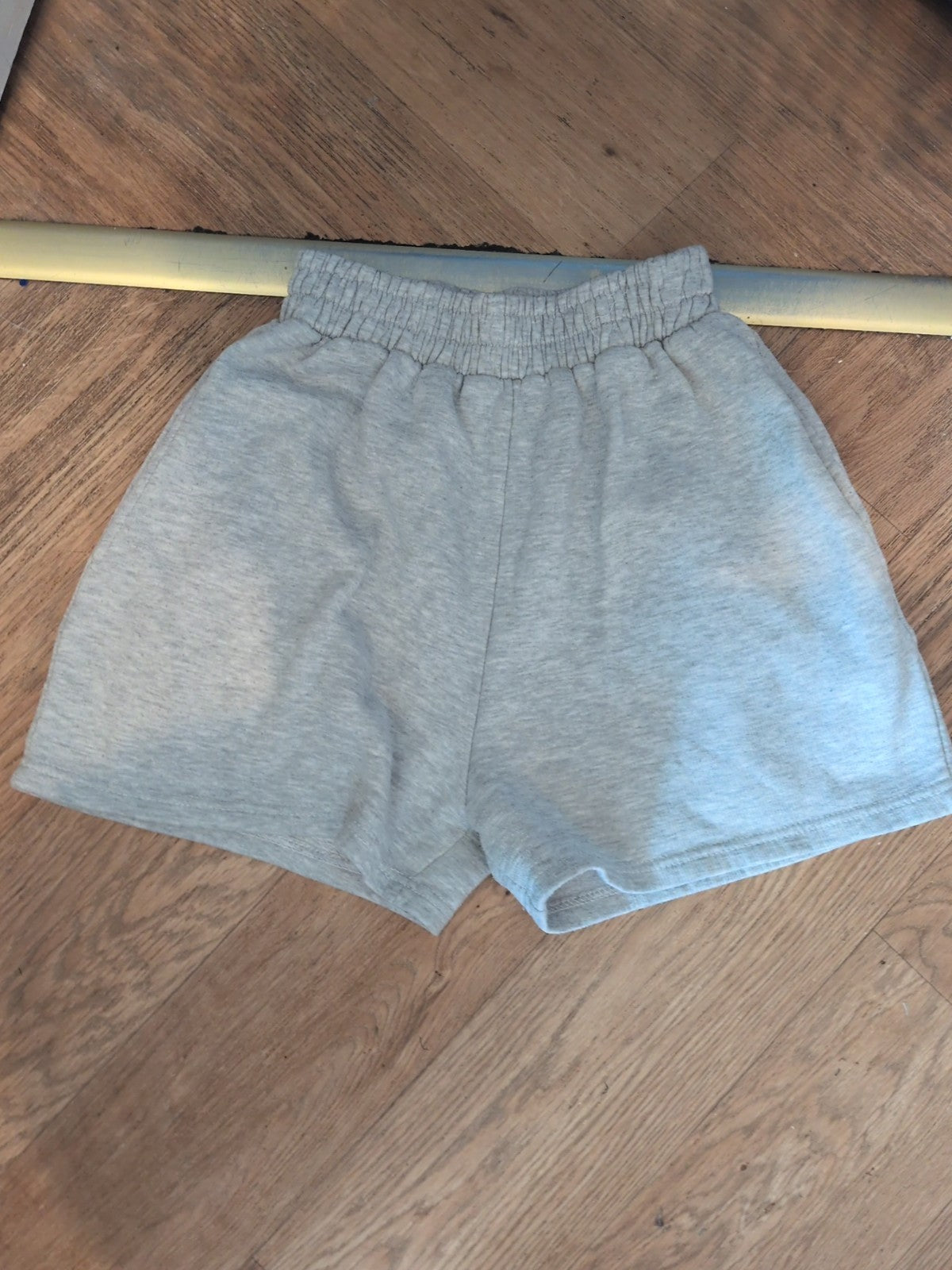 Prettylittlething Small Grey Sweat Shorts