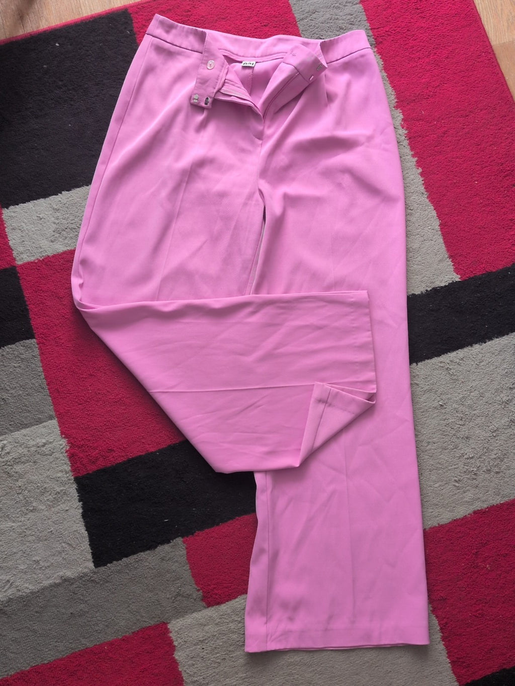 Ladies G21 George Size 14 Pink Wide Leg Trousers