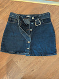 Denim&Co 12 Denim Skirt Knee Length