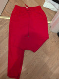 H&M Medium Red Elasticated Jogger