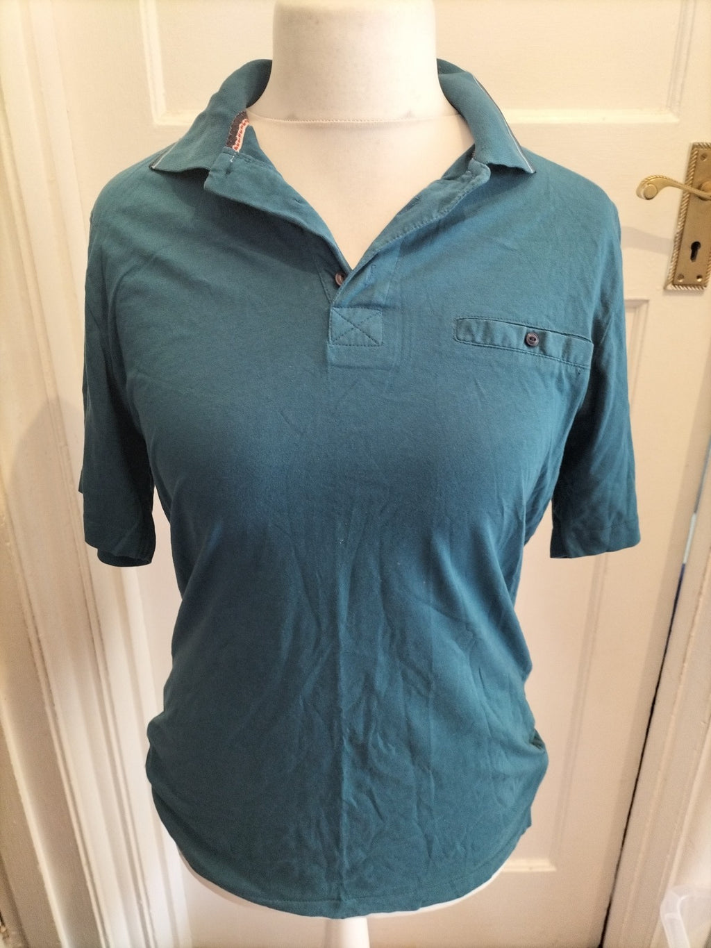 Avenue Small Teal Short Sleeve Polo