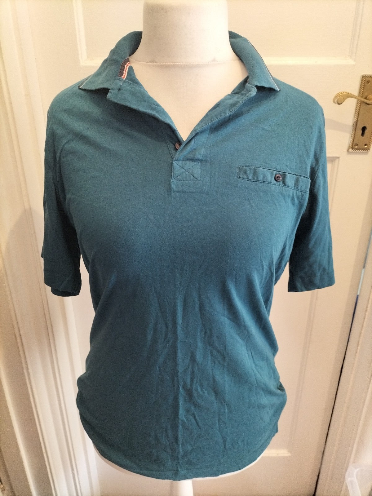 Avenue Small Teal Short Sleeve Polo