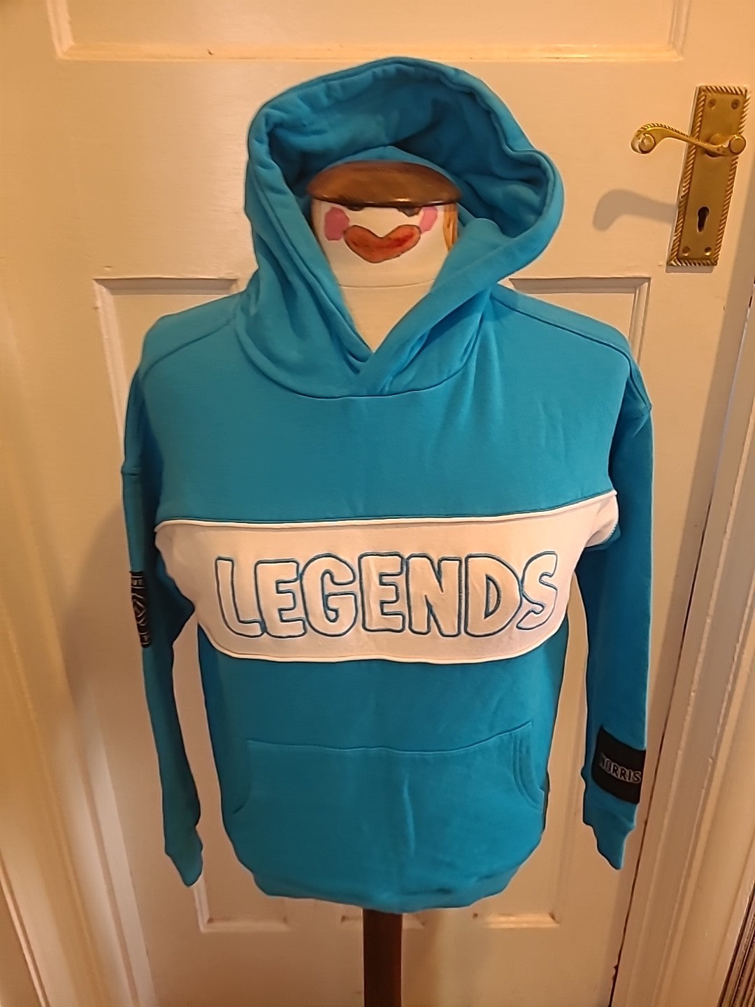Ladies Norris Nutz Size 12 Teal Hoodie
