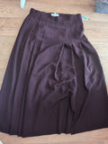 Gardeur 16 Purple Lined Long Length Flare Skirt