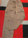 Ladies Size M Brown Elasticated Cargo Joggers
