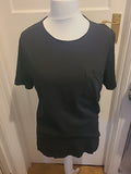 Mens Pima Collection Size Medium Black Short Sleeved Tshirt