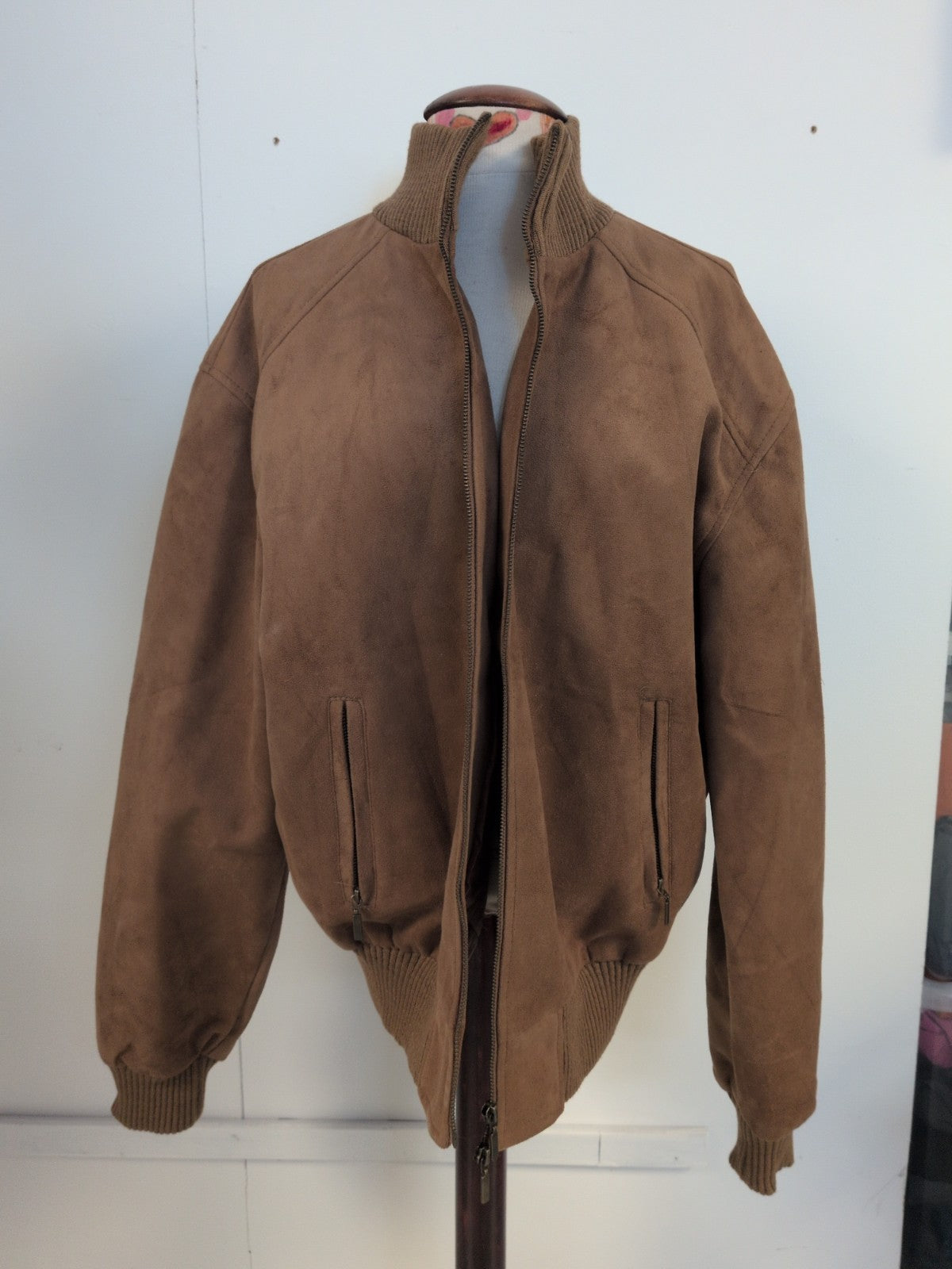 Emporio Large Brown Lined Full Zip Jacket
