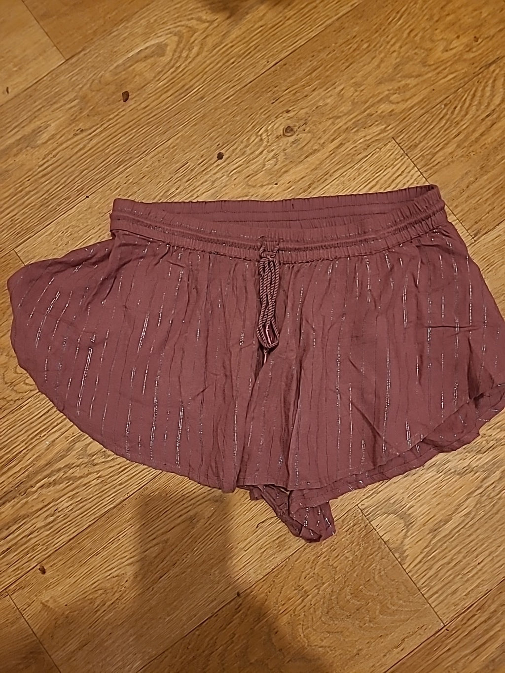 Ladies Out From Under Size Medium Purple Pajama Shorts