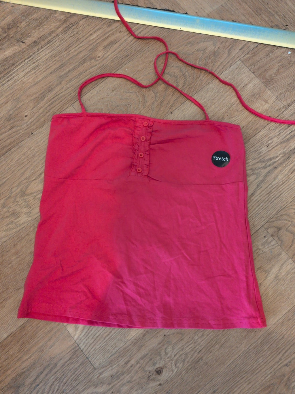Brand New Papaya 16 Pink Stretch Halter neck Sleeveless Blouse Top