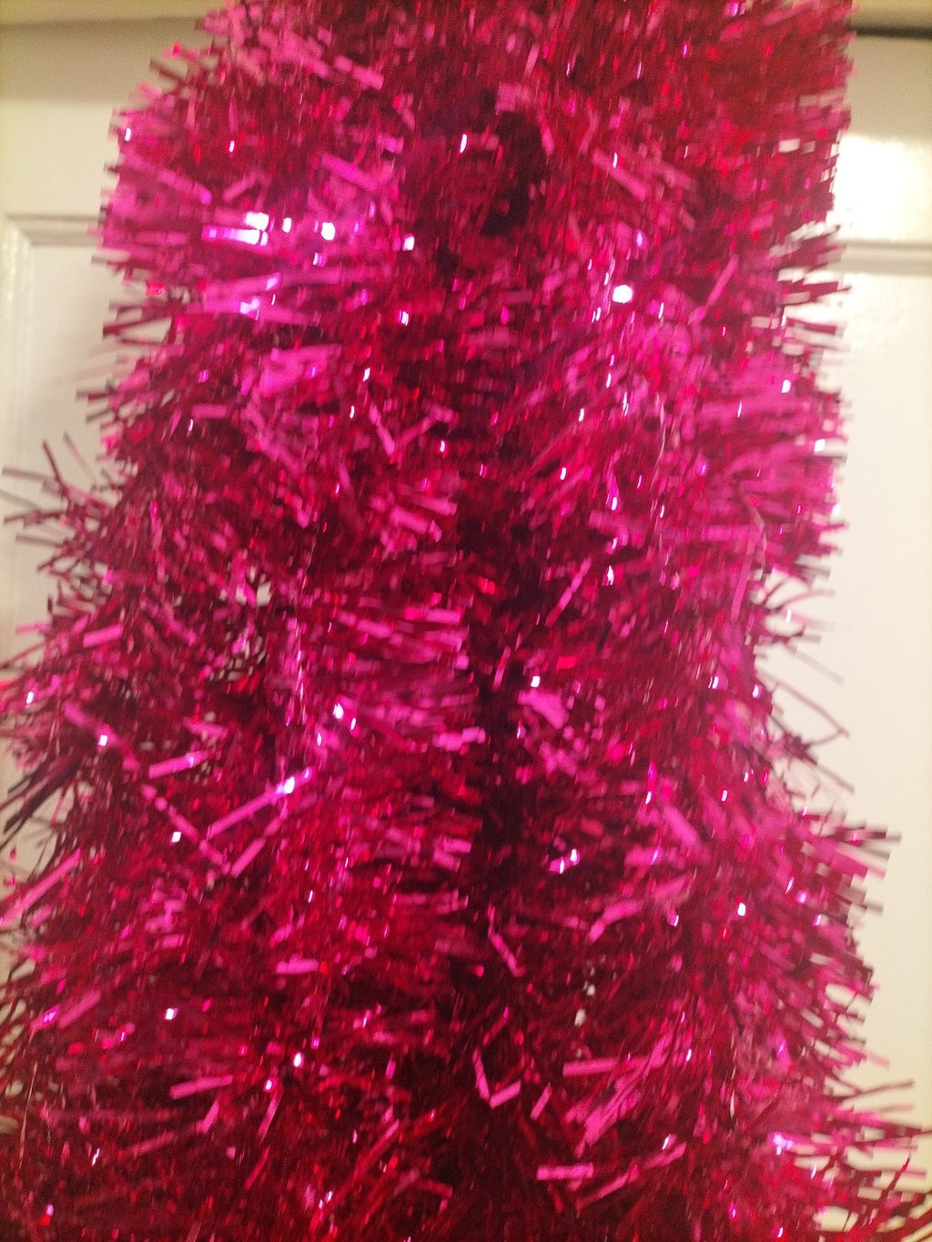 Brand new Pink 2M Christmas decoration Tinsel