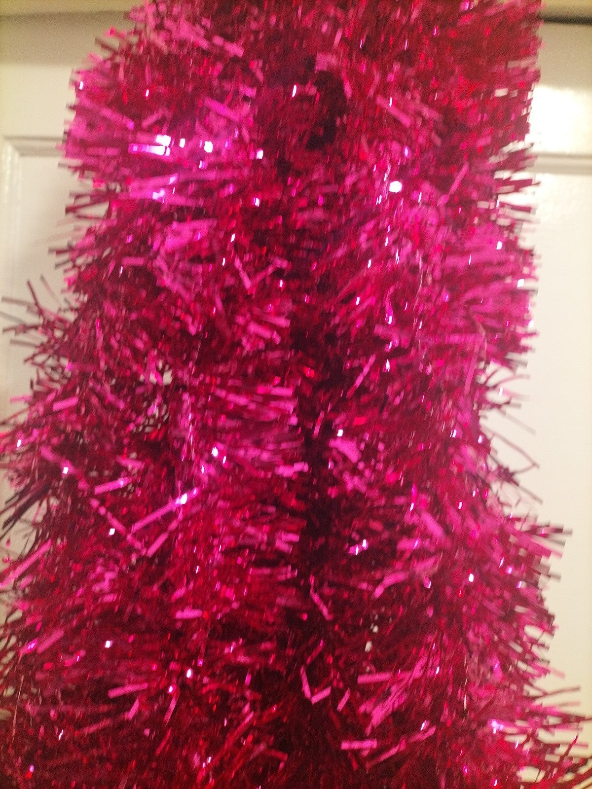 Brand new Pink 2M Christmas decoration Tinsel